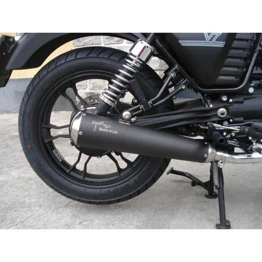 Agostini V7 Shorty Mufflers - Black