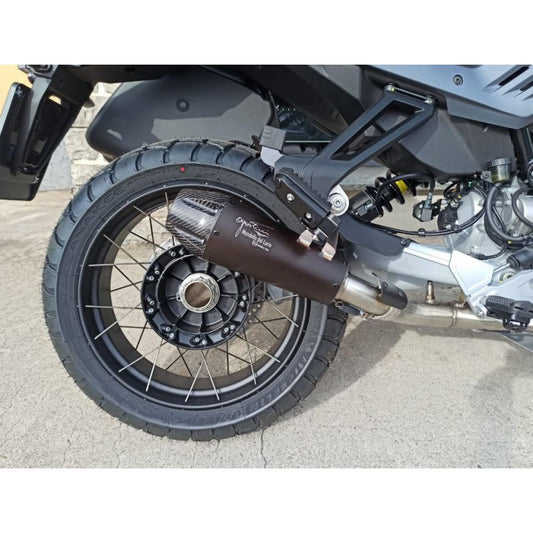 Agostini V100 Stelvio Nero-Carbon Muffler