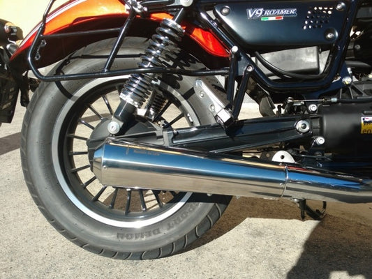 Agostini V9 Roamer Mufflers - Polished