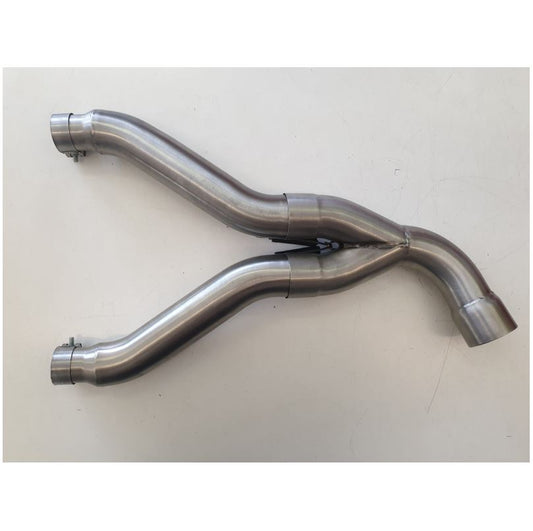 Agostini V85TT Cat-Elim Y-pipe