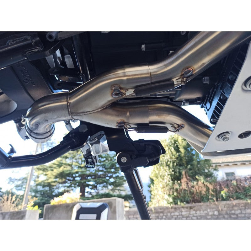 Agostini V85TT E5 Headers and Y-pipe