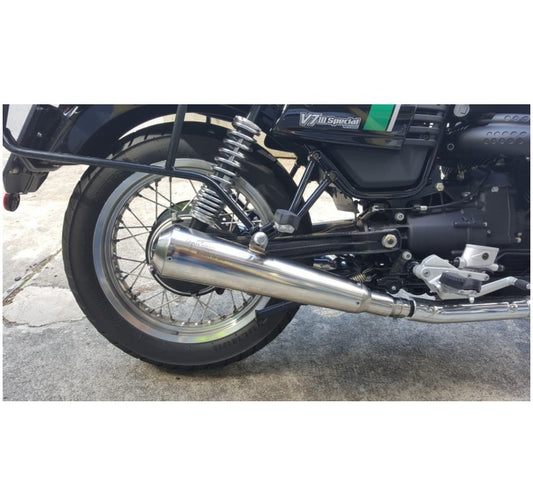 Agostini V7 III Short Polished Mufflers