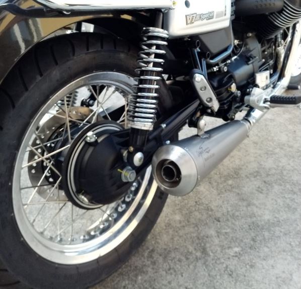 Agostini V7 III Short Titanium Mufflers