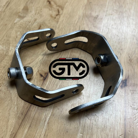 GTM Stelvio NTX Stainless Driving Fog Light Brackets