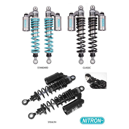 Nitron V7-V9 Twin Piggyback Shocks