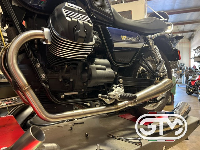 GT MotoCycles V7 III - 850 2-2 Full SS Exhaust System