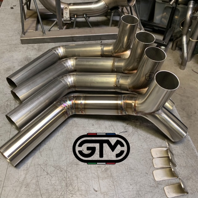 GT MotoCycles Stelvio NTX SS Y-pipe
